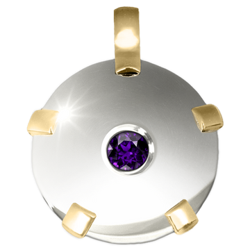 EMF Protection Necklace -  Level 3 Round with Gem Enhancement