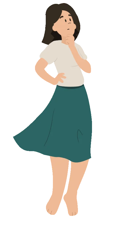 Thinking Woman Figure 