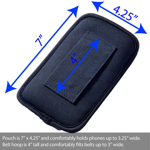 SYB Vertical Pouch for Cell phone EMF Protection - shown x Large