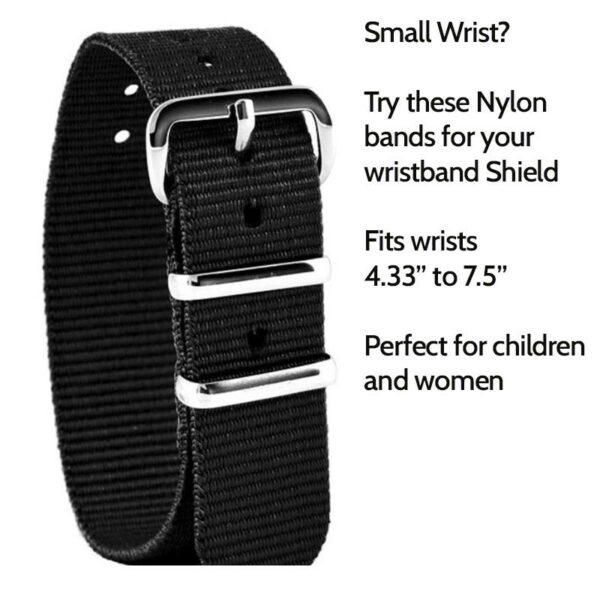 Black Small wrist Nylon band