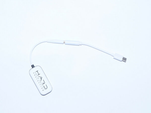 USB-C Connector-adaptor for HARD Headset airtube alternative anti radiation device.