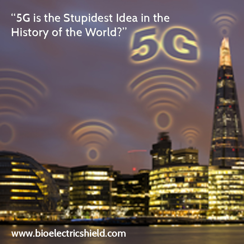  Picture of city with 5G everywhere dr. Martin Pall says 5G is the stupidest Idea in history