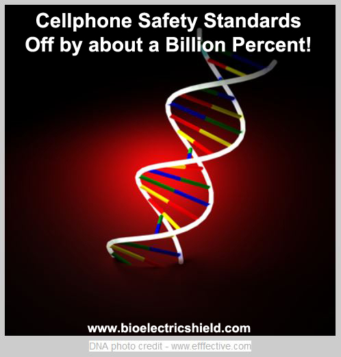 Our Cellphone safety standards are off by about a billion percent! Report from The 2012 BioInitiative Report