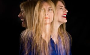 Emotional Empath - woman showing 3 faces