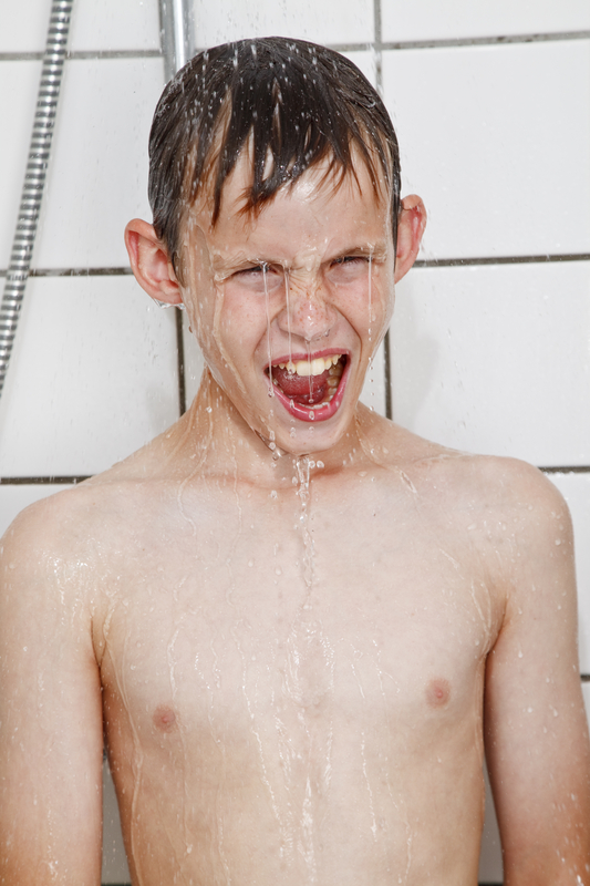 Neurodiversity1 - boy screaming in shower