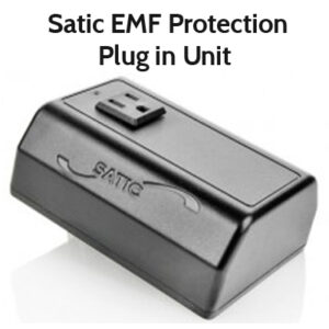 Satic EMF blocker plug-in