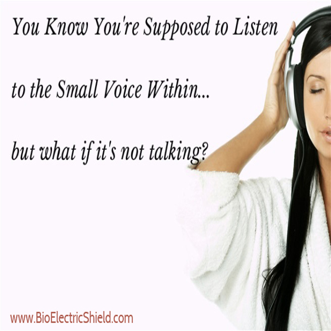 let your still small voice help you with decisions