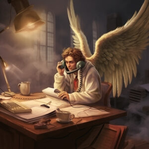 The angel of lost things is waiting for your call.